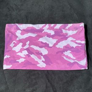 Purple Camouflage Tube Top